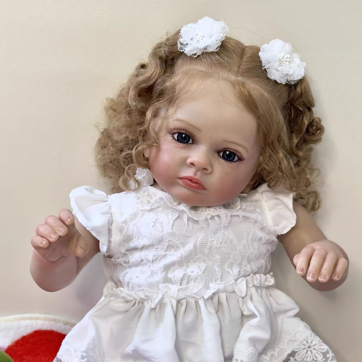 Zero Pam®️ Niedliche Neugeborenen-Babypuppen, 58,4 cm, realistische Reborn-Babypuppen, weicher Körper, 3D-Haut, Babypuppe, Geschenk für Kinder ab 3 Jahren