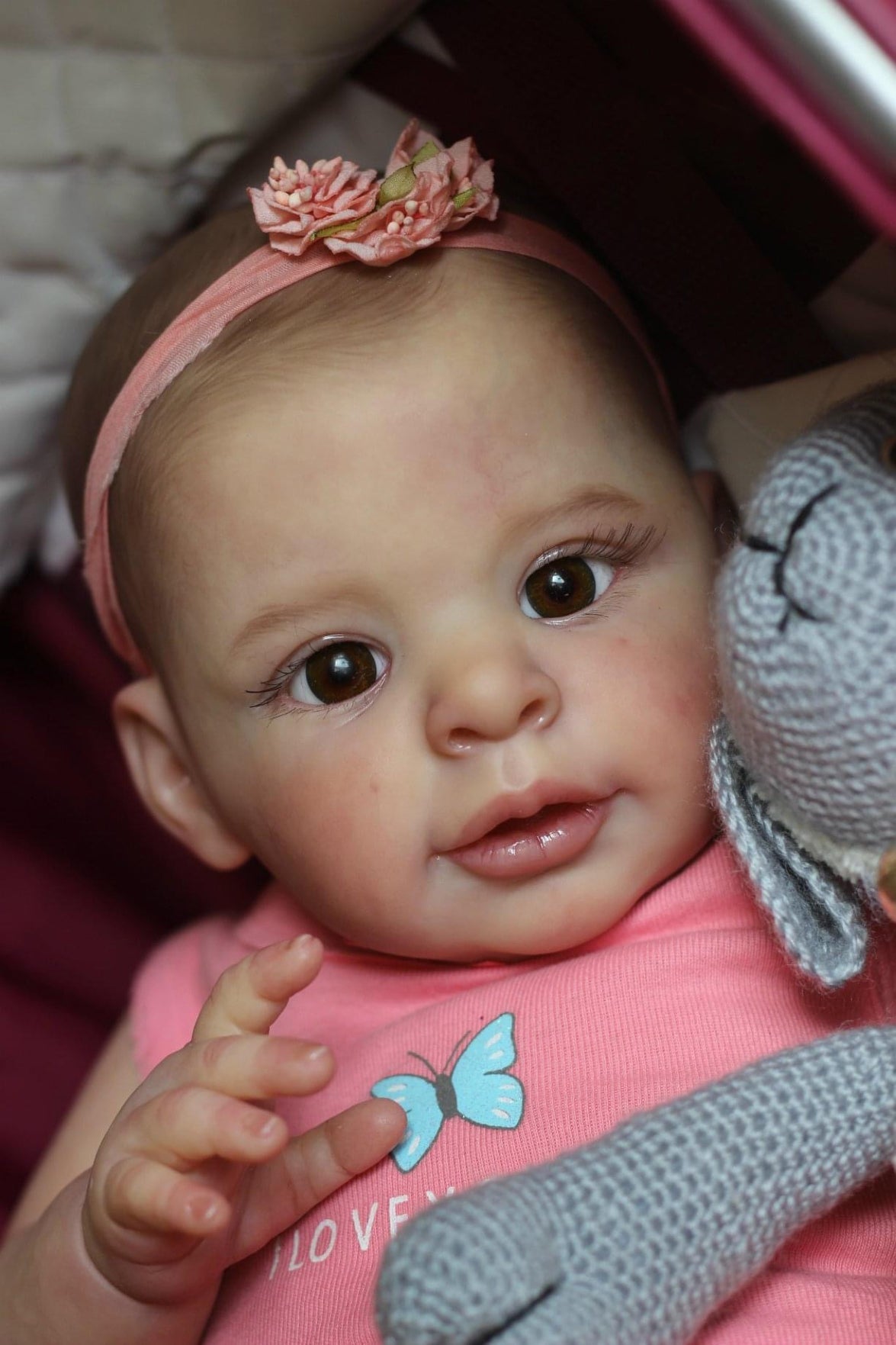 Zero Pam®️Lächelnde Reborn-Puppen für Mädchen und Jungen, 23 Zoll, realistische, mollige Neugeborenen-Babypuppen, weicher Stoffkörper, 58 cm