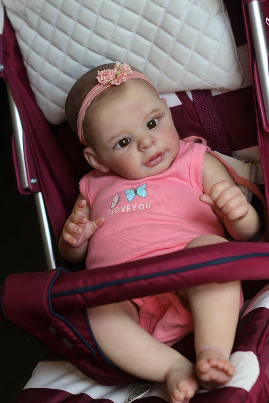 Zero Pam®️Reborn-Babypuppen aus Silikonvinyl, ganzer Körper, 19 Zoll, realistische Neugeborenen-Mädchenpuppen, sehen echt aus, wasserdichte Babypuppen