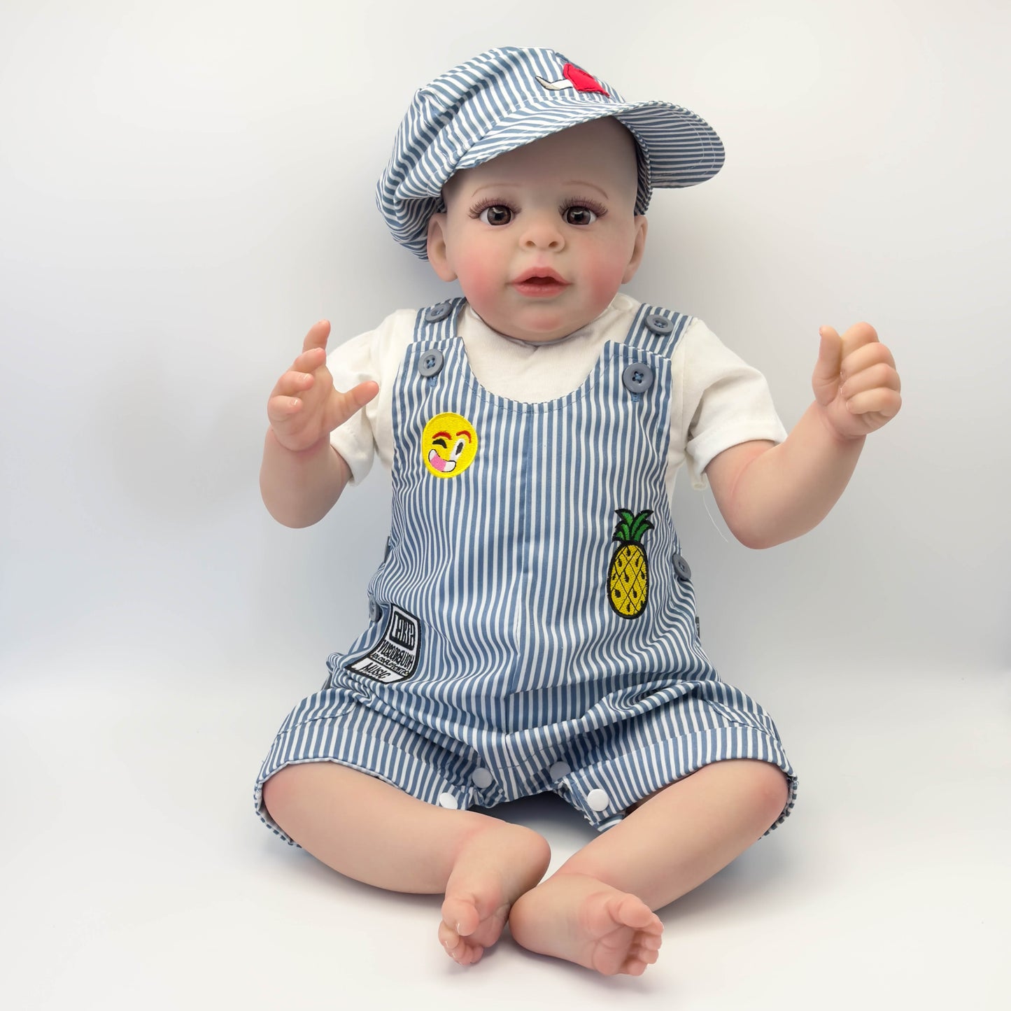 Zero Pam®️Große lebensechte Reborn-Babypuppen für Jungen, 58,4 cm, weicher Körper, Vinyl, echtes Neugeborenes, realistische handgefertigte süße Reborn-Puppenspielzeuge, große Babygröße