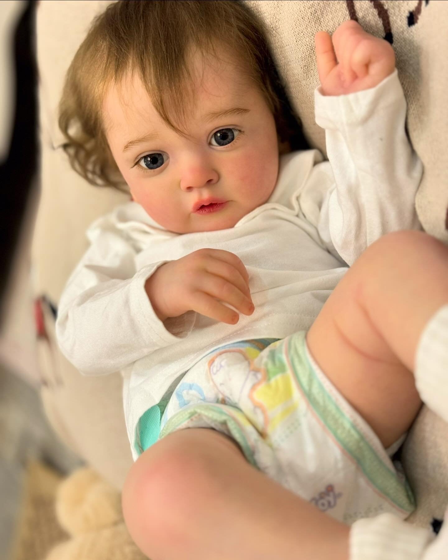 Zero Pam®️Entzückende große Neugeborenen-Babypuppen, 58,4 cm, realistische Reborn-Babypuppe, weicher Stoffkörper, kuschelige handgefertigte Babypuppe, Weihnachtsgeschenk, große Babygröße
