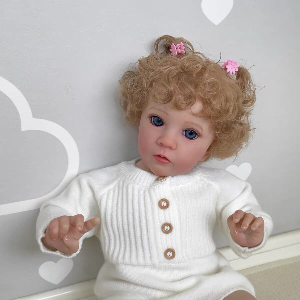 Zero Pam®️60CM realistische Reborn-Babypuppen aus weichem Vinyl, handgefertigt, Neugeborenen-Babypuppen, 3D-Haut, Puppe, Baby, große Größe, Spielzeug, Geschenke
