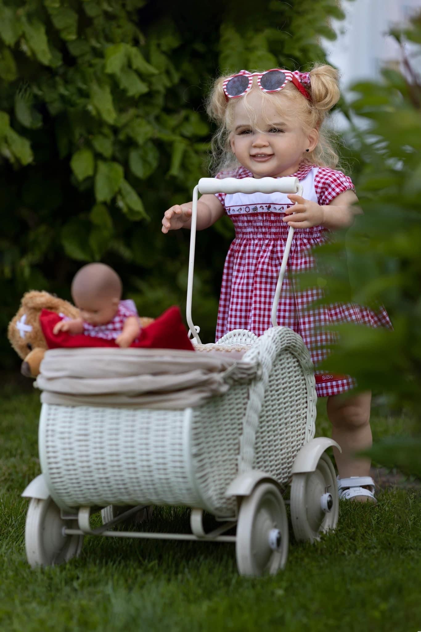 Zero Pam®️28 Zoll große Reborn-Puppen für Kleinkinder, 70 cm, sieht aus wie eine echte Babypuppe, lebensechte Babypuppe, handgeknüpftes Haar, große Babygröße