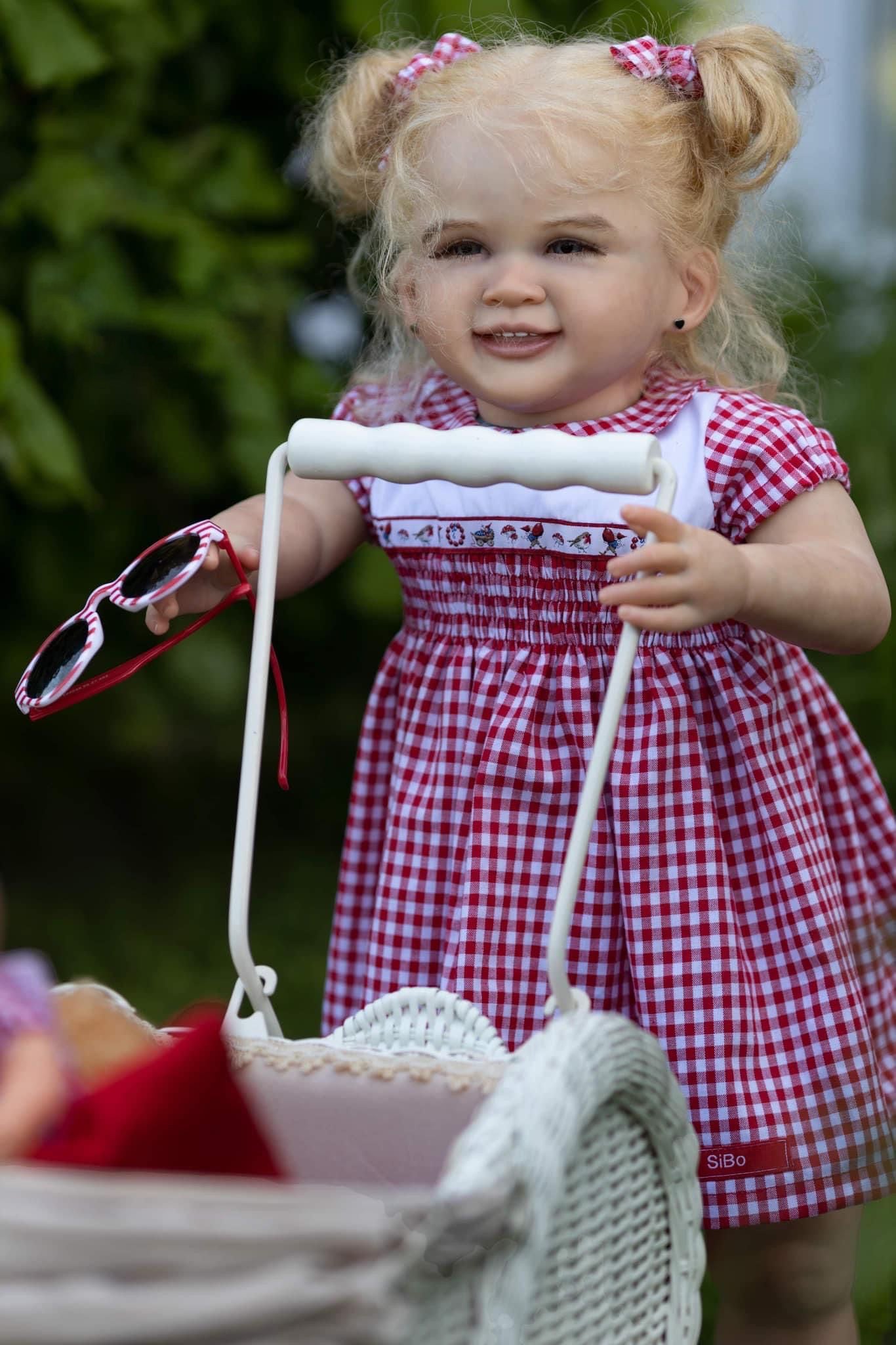 Zero Pam®️28 Zoll große Reborn-Puppen für Kleinkinder, 70 cm, sieht aus wie eine echte Babypuppe, lebensechte Babypuppe, handgeknüpftes Haar, große Babygröße