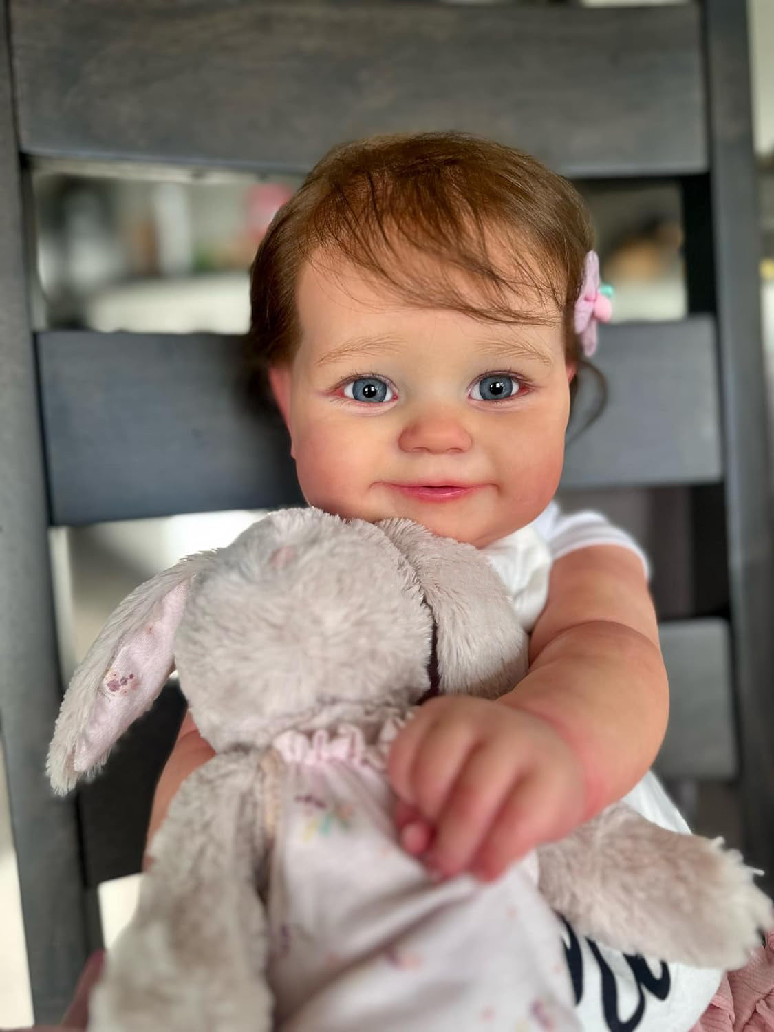 Zero Pam®️Lebensechte Reborn-Babypuppen – 20 Zoll, süßes Lächeln, lebensecht, realistisch – Neugeborenes Baby-Mädchen mit Ganzkörper-Vinylsilikon und Spielzeug-Geschenkset für Kinder ab 3 Jahren