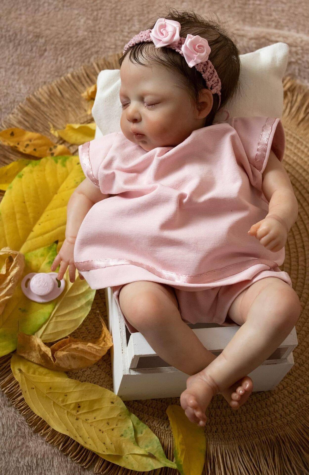 Zero Pam®️Real Looking Reborn Baby Dolls - 10 Inch-Real Baby Feeling Realistic-Newborn Baby Dolls Adorable Sleeping Baby Dolls Xmas Birthday Gifts