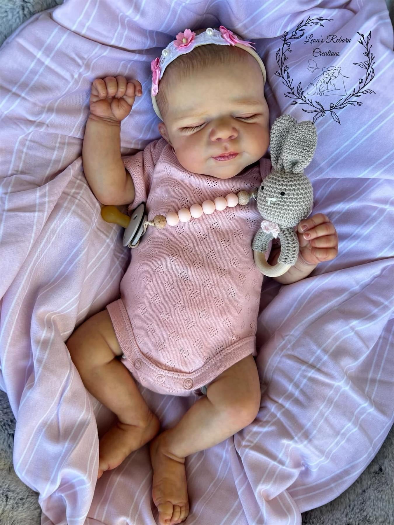 Zero Pam®️48CM Realistic Reborn Baby Dolls Full Body Vinyl Real Life Baby Girl, Real Looking Reborn Babies with Lifelike Veins for Toys Gifts