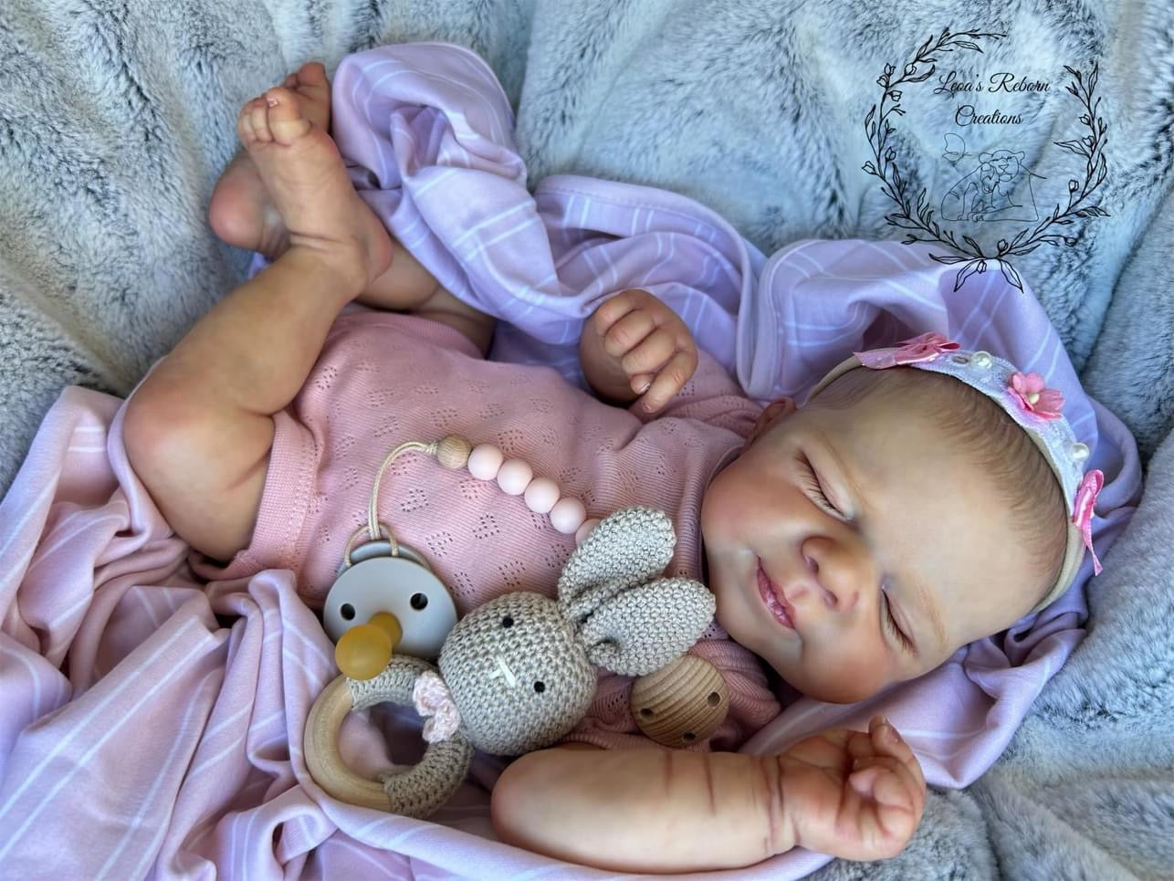 Zero Pam®️48CM Realistic Reborn Baby Dolls Full Body Vinyl Real Life Baby Girl, Real Looking Reborn Babies with Lifelike Veins for Toys Gifts