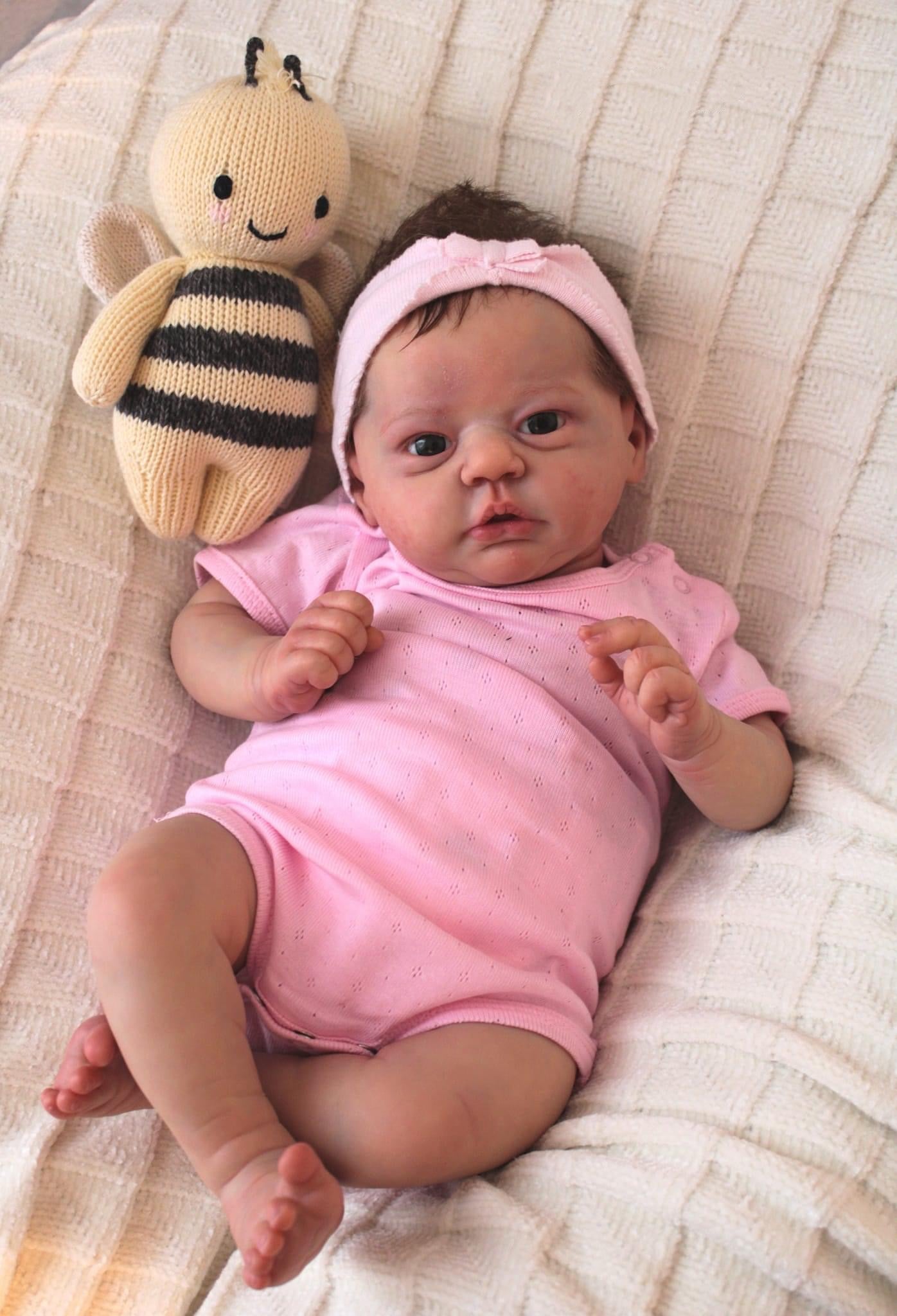 Zero Pam®️18 Inch 45CM Reborn Baby Dolls Realistic Baby Doll with Soft Cotton Body That Look Real Lifelike Preemie Baby Dolls Soft Baby Toys for Kids