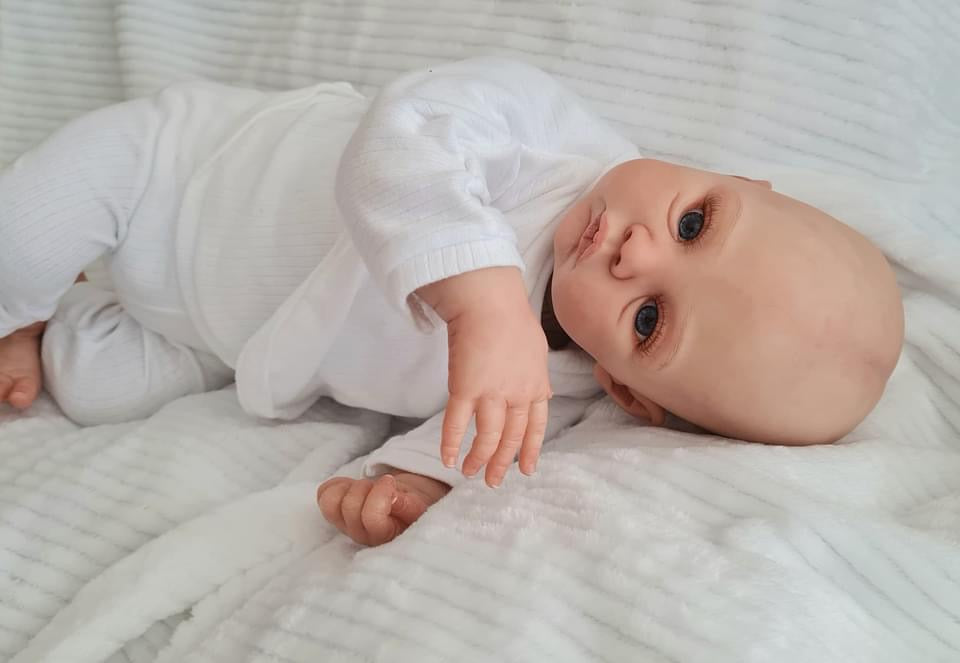 Zero Pam®️19 Inch Look Real Reborn Baby Dolls Preemie Lifelike Newborn Soft Vinyl with Real Veins