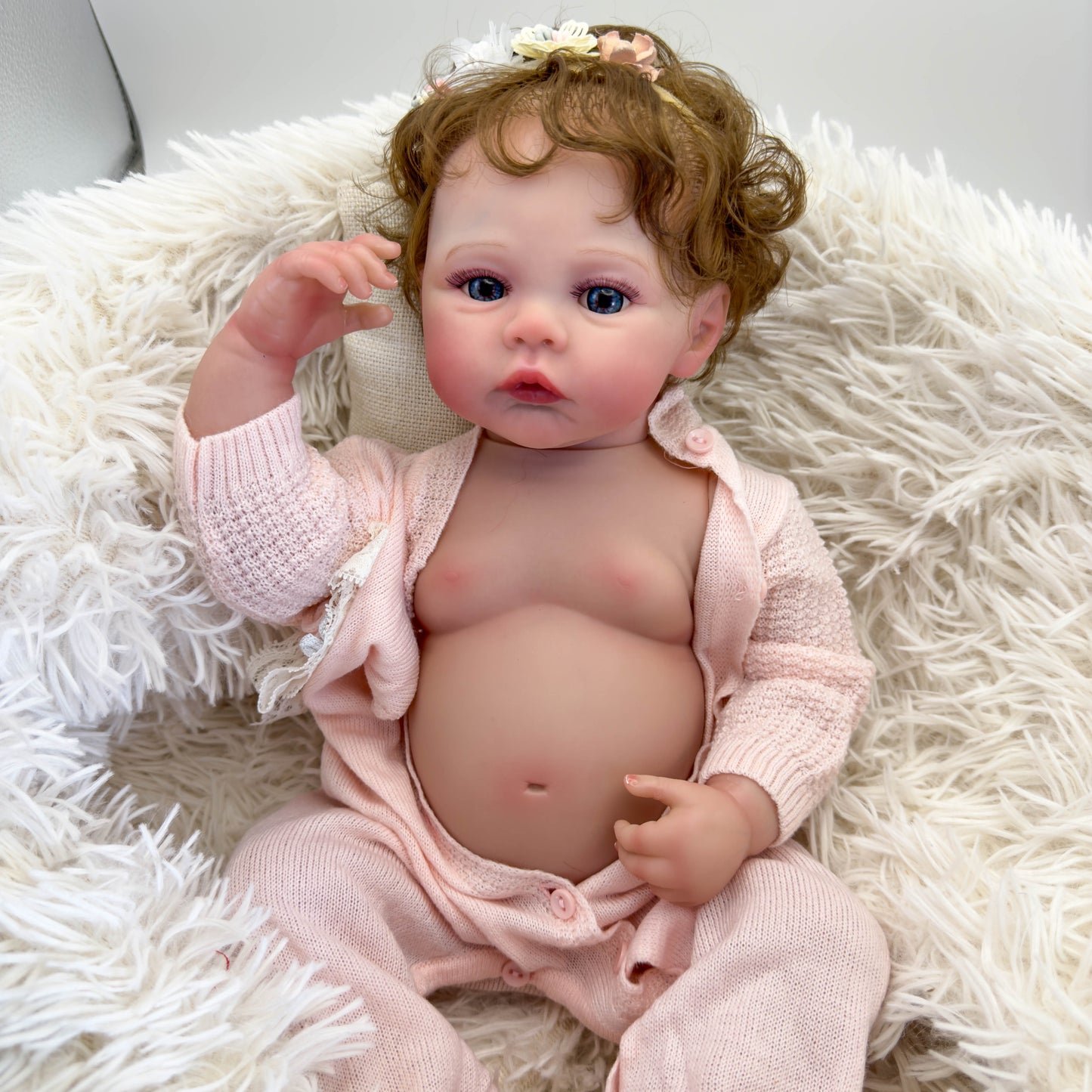 Zero Pam®️19 Inch 48CM Reborn Baby Dolls Realistic Baby Doll with Soft Cotton Body That Look Real Lifelike Preemie Baby Dolls Soft Baby Toys for Kids