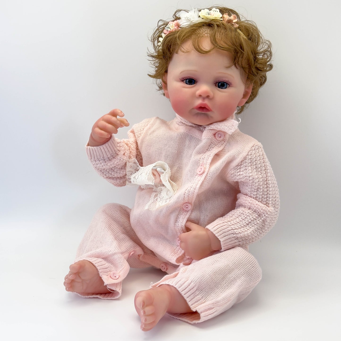 Zero Pam®️19 Inch 48CM Reborn Baby Dolls Realistic Baby Doll with Soft Cotton Body That Look Real Lifelike Preemie Baby Dolls Soft Baby Toys for Kids