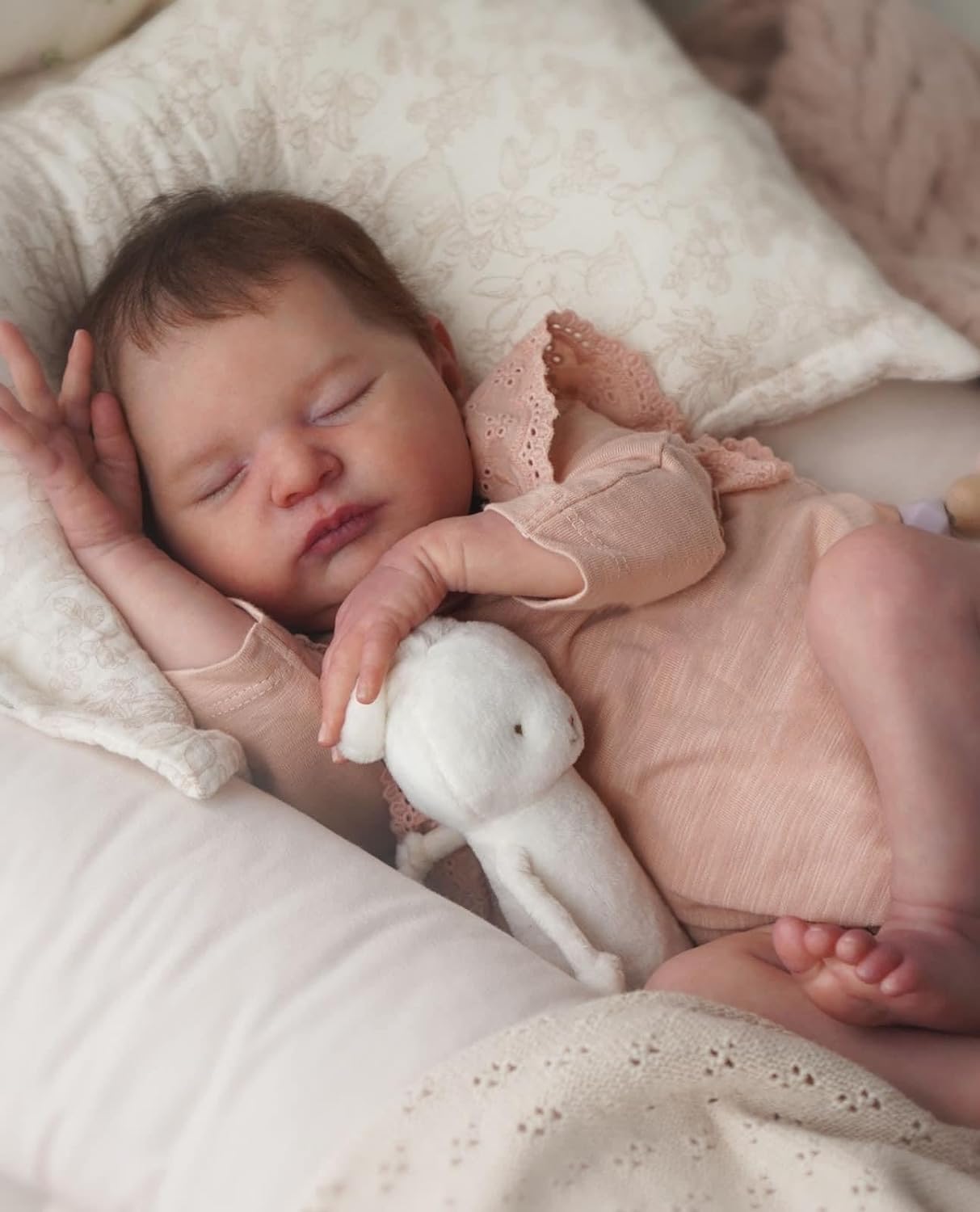 Zero Pam®️Realistic Reborn Baby Dolls That Look Real Baby Doll 19 Inch Realistic Silicone Baby Reborn Dolls That Look Real Boys/Girls with Soft Hand-rooted Hair