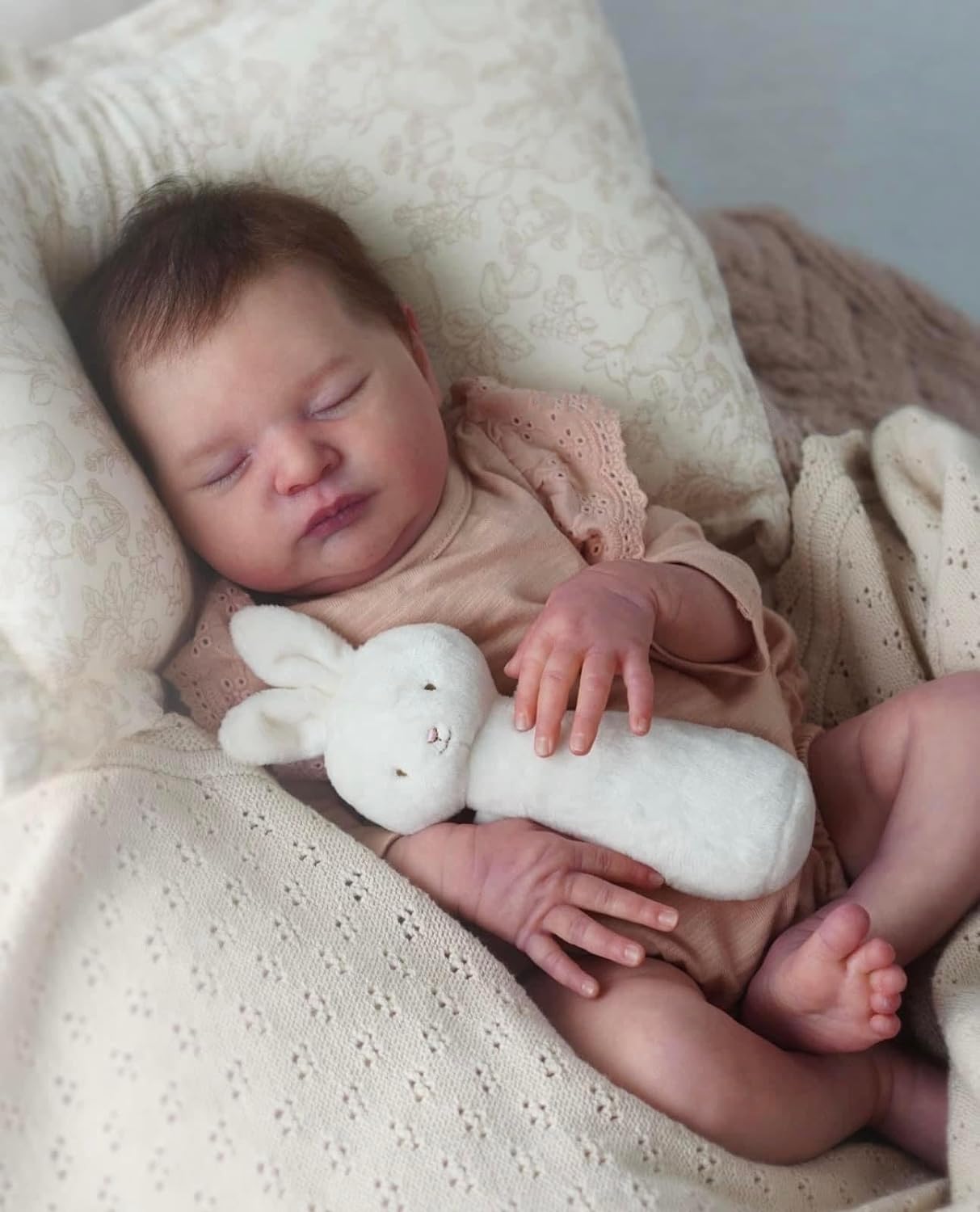 Zero Pam®️Realistic Reborn Baby Dolls That Look Real Baby Doll 19 Inch Realistic Silicone Baby Reborn Dolls That Look Real Boys/Girls with Soft Hand-rooted Hair