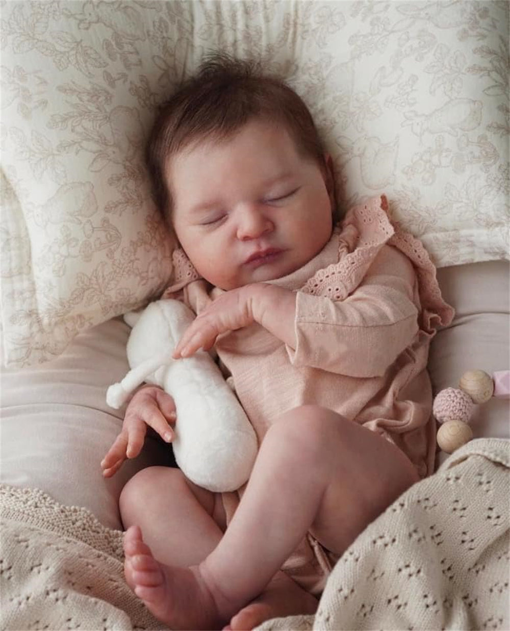 Zero Pam®️Realistic Reborn Baby Dolls That Look Real Baby Doll 19 Inch Realistic Silicone Baby Reborn Dolls That Look Real Boys/Girls with Soft Hand-rooted Hair