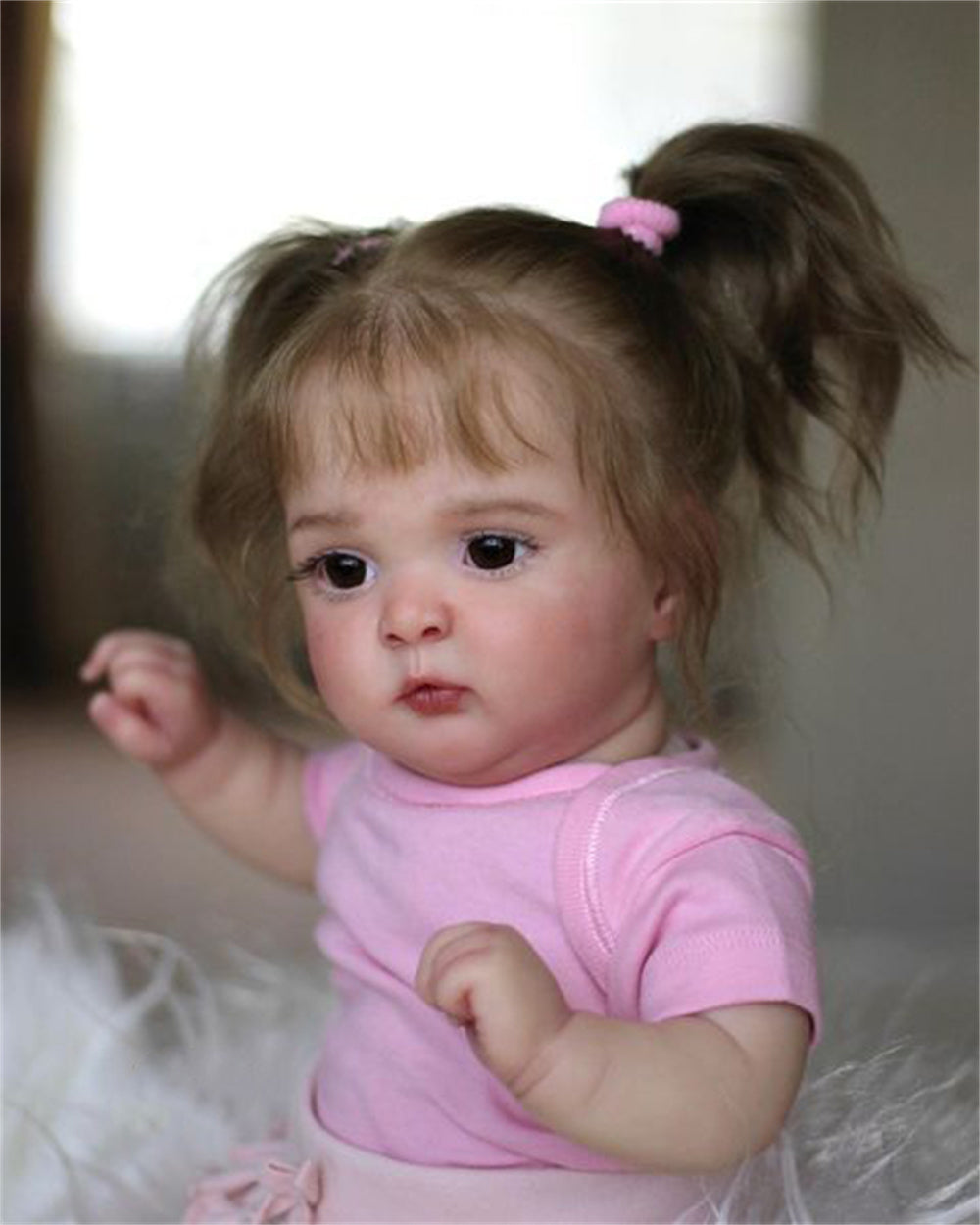 Zero Pam®️Lifelike Reborn Baby Dolls Chubby Girls 19 Inch Soft Vinyl Real Life Newborn Baby Realistic Handmade Cute Newborn Reborn Doll Toys