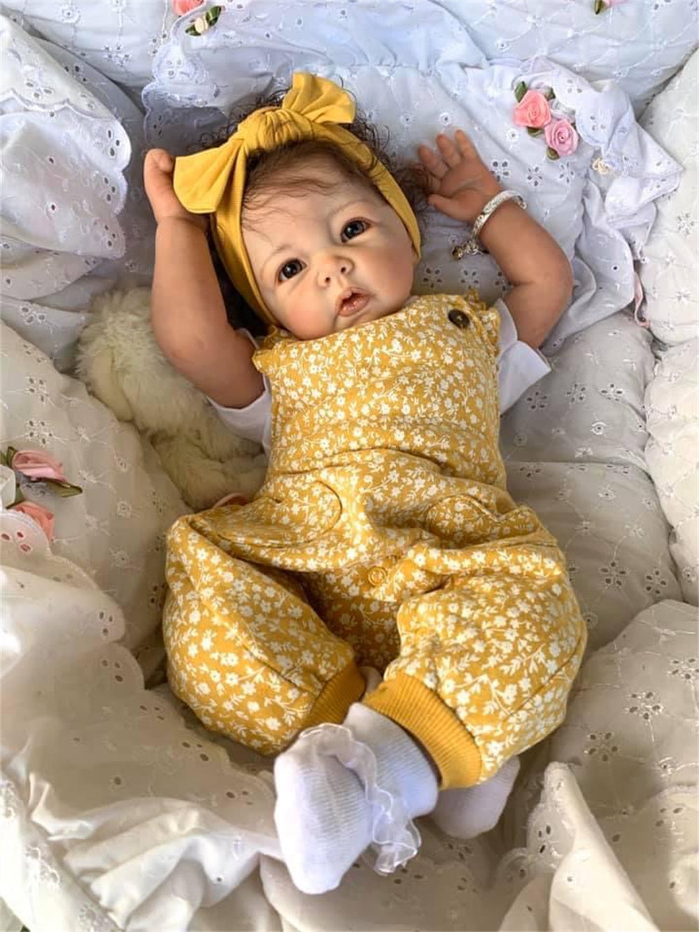 Zero Pam®️50CM 20inch Reborn Baby Dolls Handmade Reborn Toddler Girl Doll with Soft Cotton Body Doll