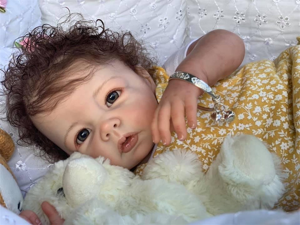 Zero Pam®️50CM 20inch Reborn Baby Dolls Handmade Reborn Toddler Girl Doll with Soft Cotton Body Doll