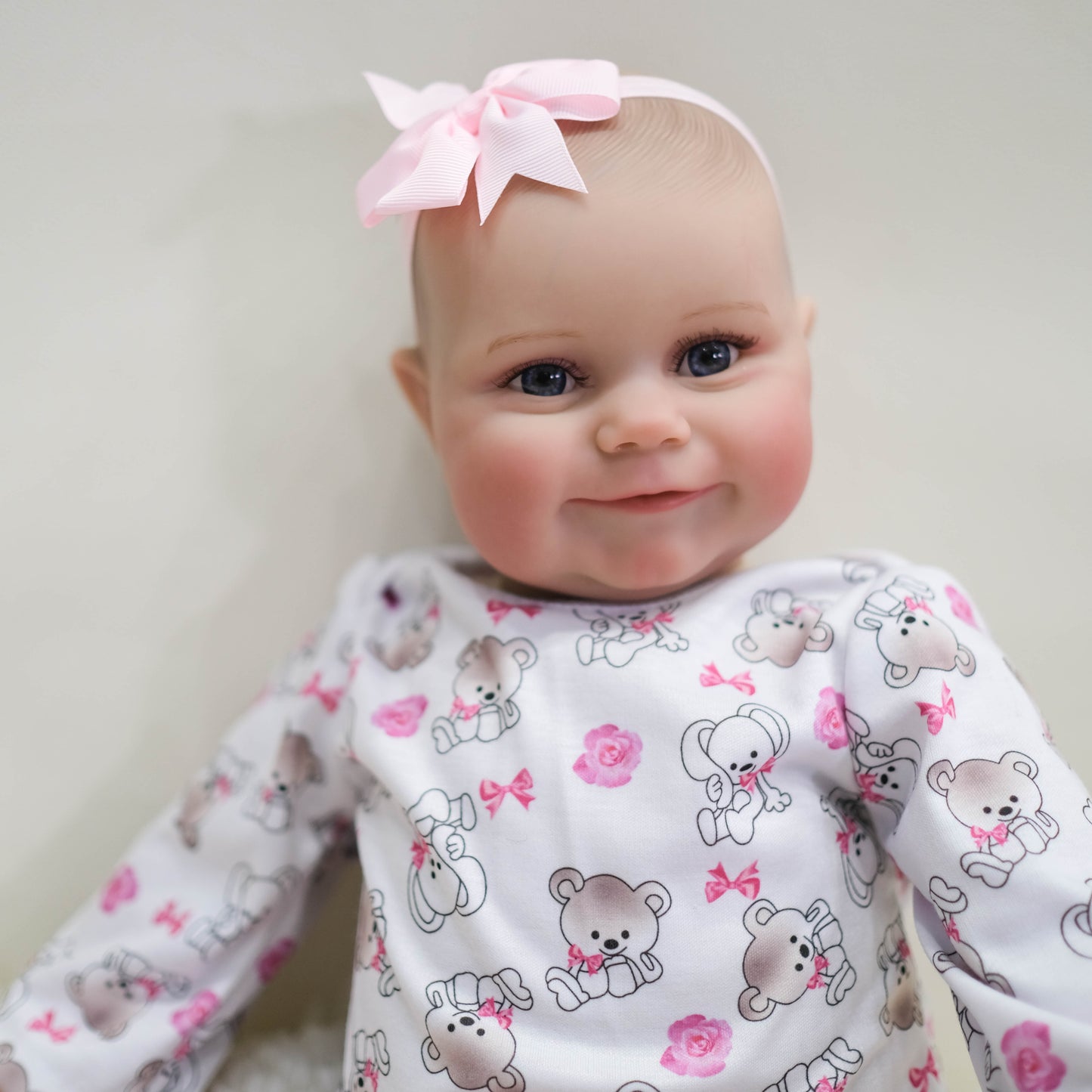 Zero Pam®️Lifelike Reborn Baby Dolls, 20-Inch Real Baby Feeling Realistic-Newborn Sweet Smile Dolls Girl Handmade Baby Doll That Looks Real for Kids Age 3 +