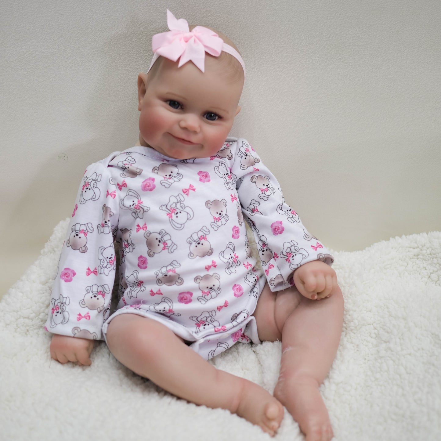 Zero Pam®️Lifelike Reborn Baby Dolls, 20-Inch Real Baby Feeling Realistic-Newborn Sweet Smile Dolls Girl Handmade Baby Doll That Looks Real for Kids Age 3 +