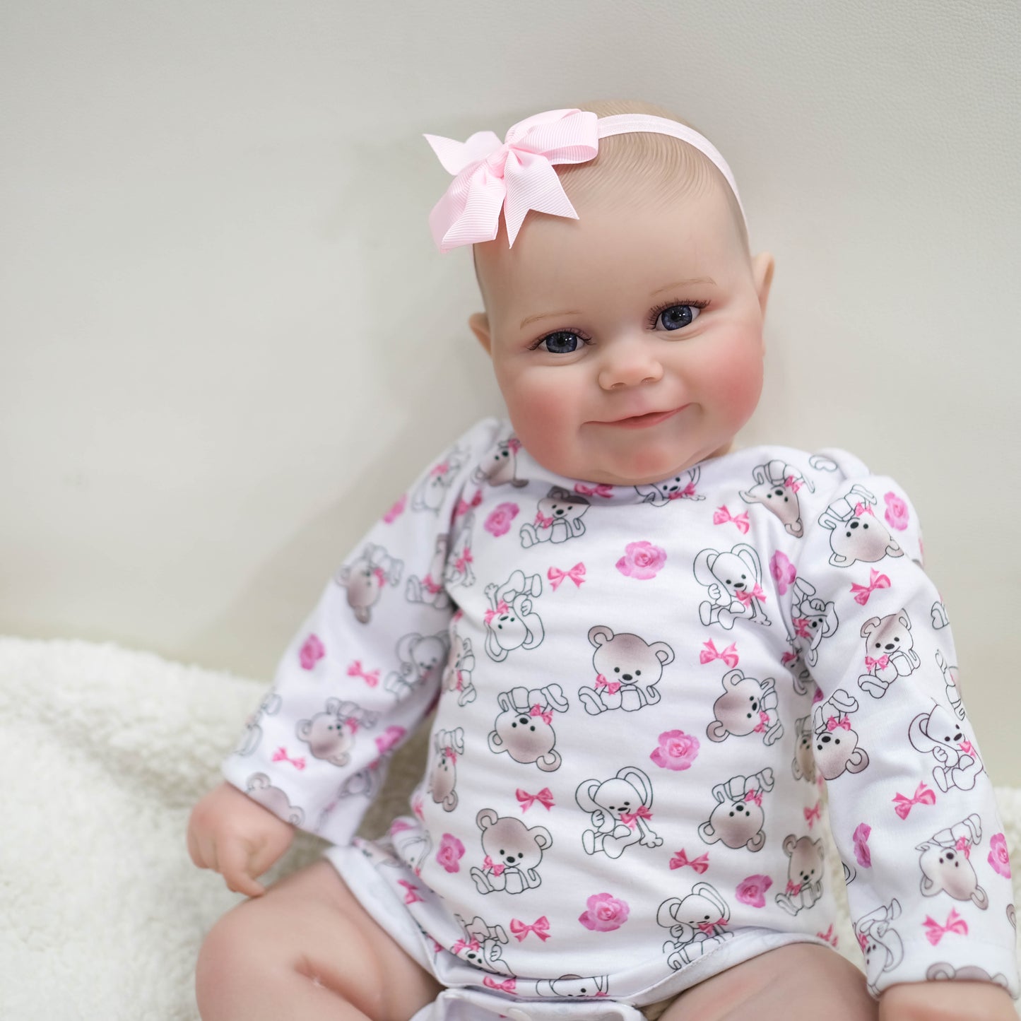 Zero Pam®️Lifelike Reborn Baby Dolls, 20-Inch Real Baby Feeling Realistic-Newborn Sweet Smile Dolls Girl Handmade Baby Doll That Looks Real for Kids Age 3 +