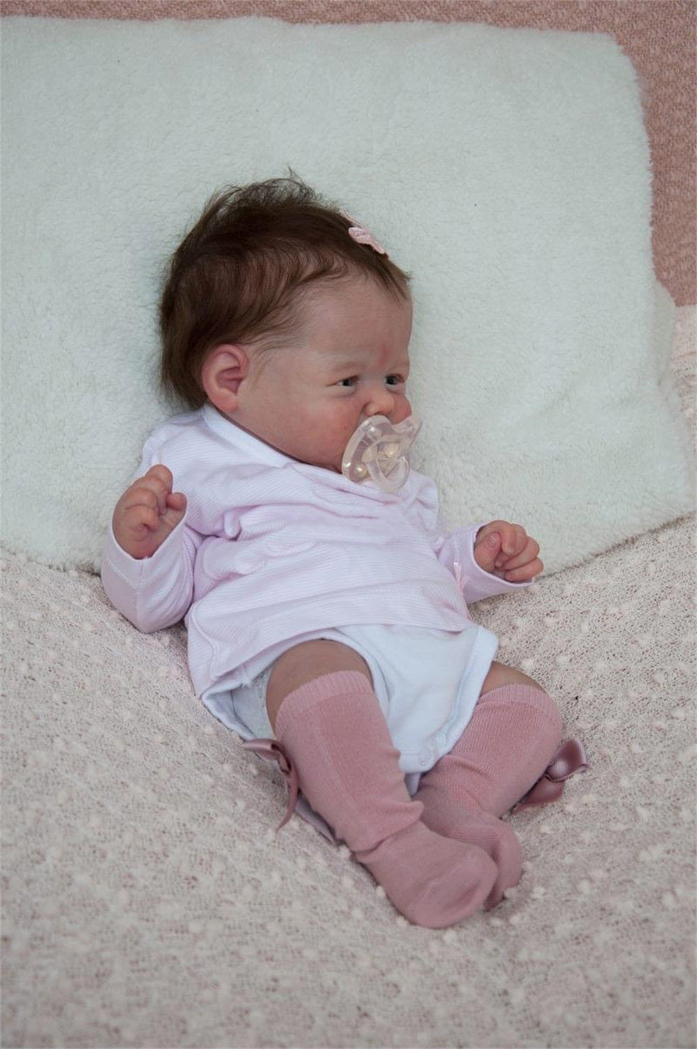 Zero Pam®️20 Inch 50CM Reborn Baby Dolls Realistic Smiling Baby Doll That Look Real Real Life Newborn Soft Body Toddler Baby Dolls With Lifelike Veins