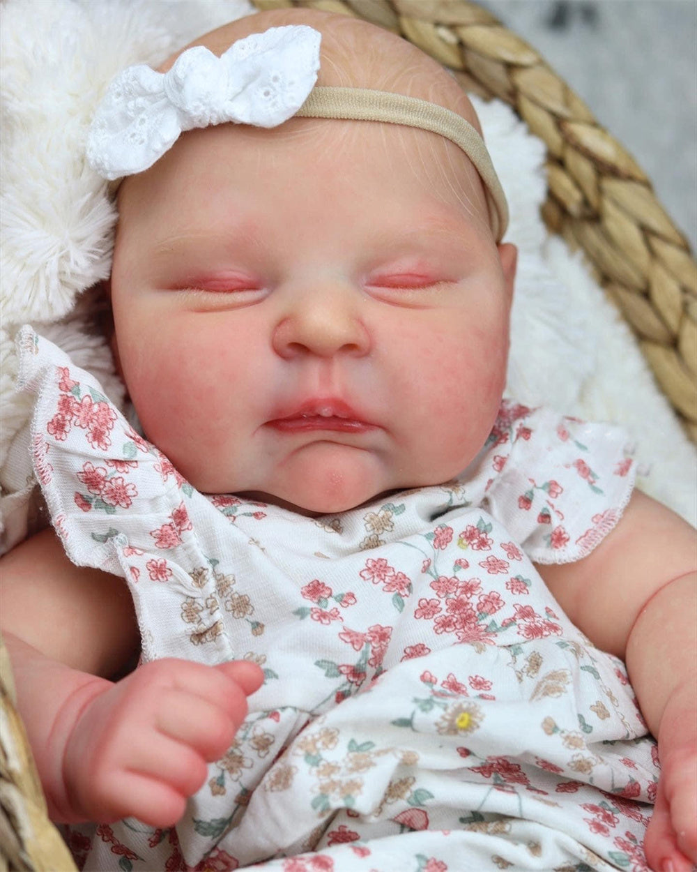 Zero Pam®️20 Inch Lifelike Reborn Baby Dolls Girl Realistic Newborn Baby Doll Soft Body Adorable Real Life Sleeping Baby Doll Birthday Gift for Kids Age 3+