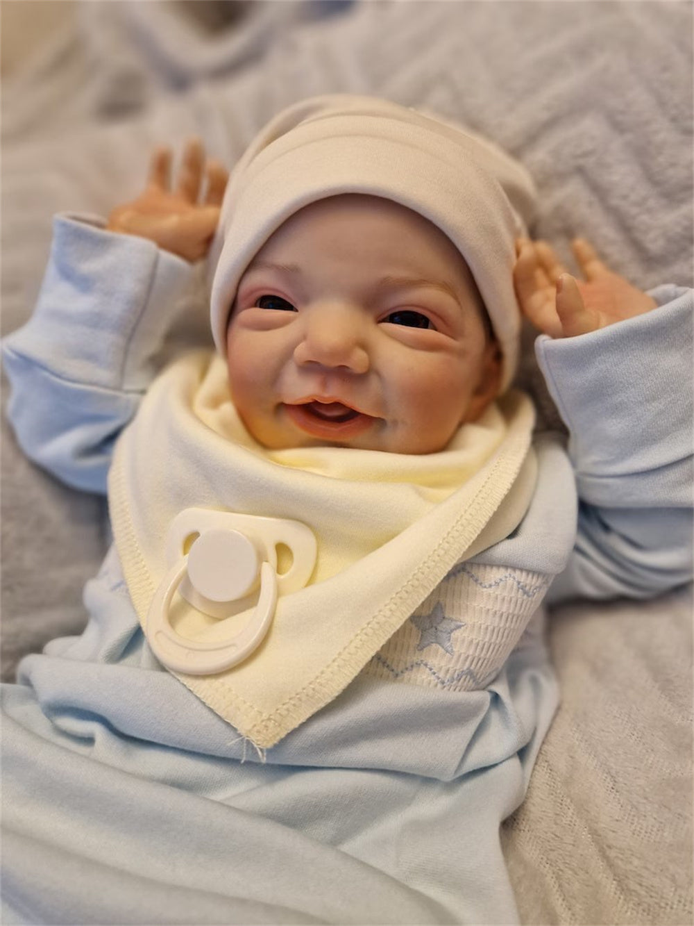 Zero Pam®️Lifelike Reborn Baby Dolls 20 Inch Sweet Smiling Realistic Preemie Baby Dolls With Soft Cloth Body Gift For Children 3+