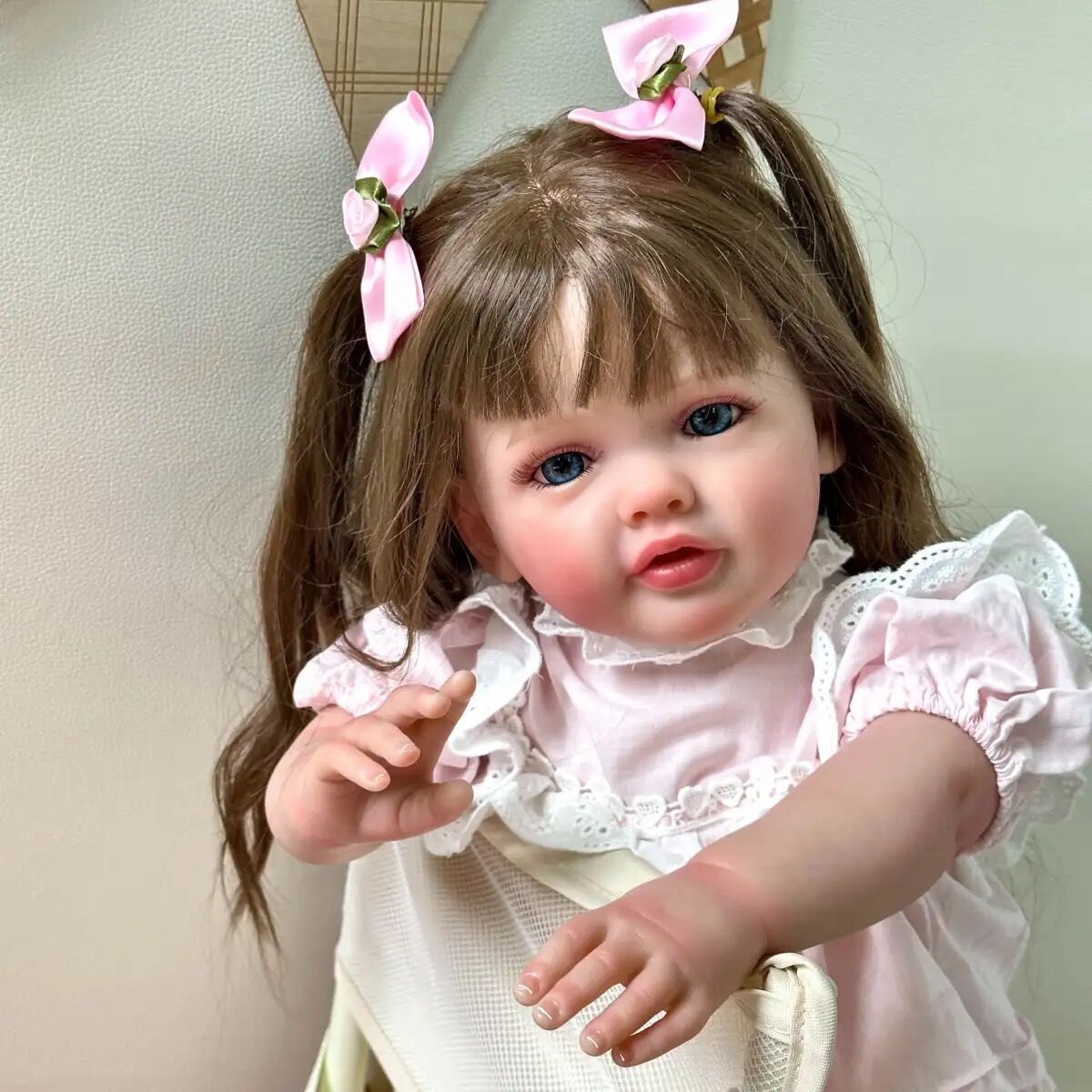 Zero Pam®️Big Reborn Baby Dolls Girls - 24 Inch Realistic Newborn Baby Dolls Look Real Vinyl Handmade Newborn Huge Size