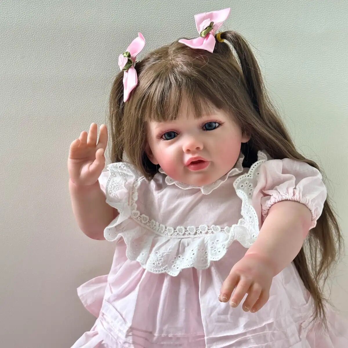 Zero Pam®️Big Reborn Baby Dolls Girls - 24 Inch Realistic Newborn Baby Dolls Look Real Vinyl Handmade Newborn Huge Size